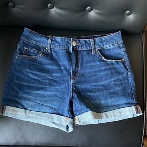 Time and Tru Dark Blue Jean Shorts